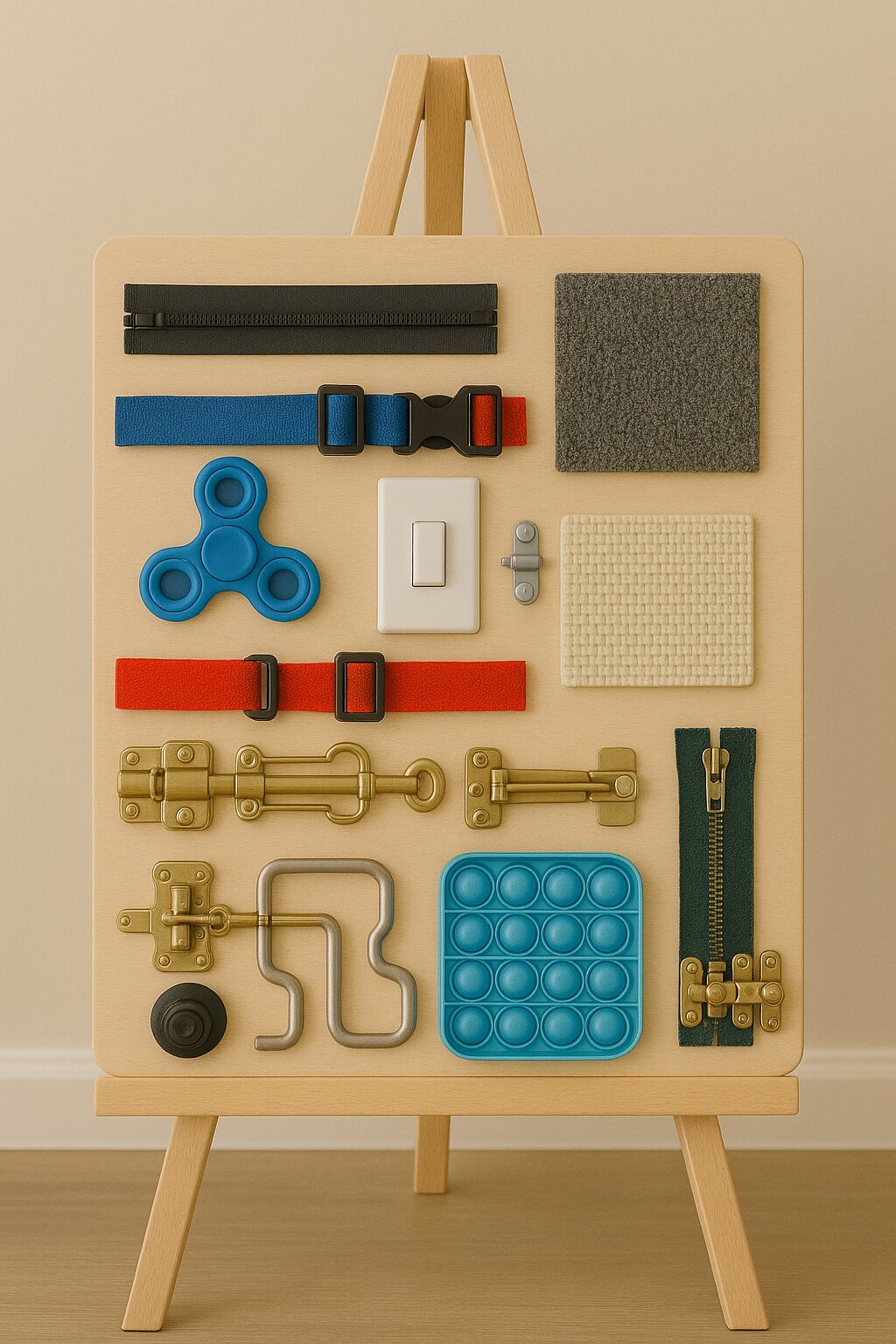 DIY sensory wall