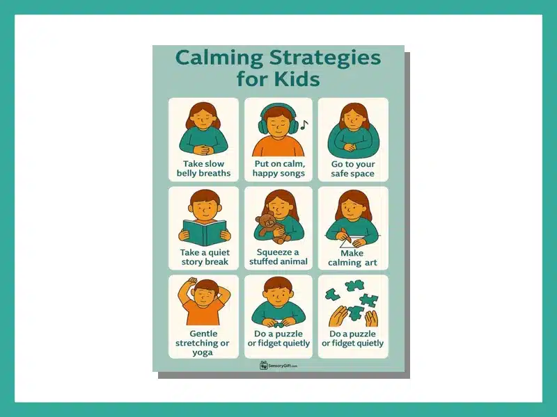 Calming Strategies Poster preview