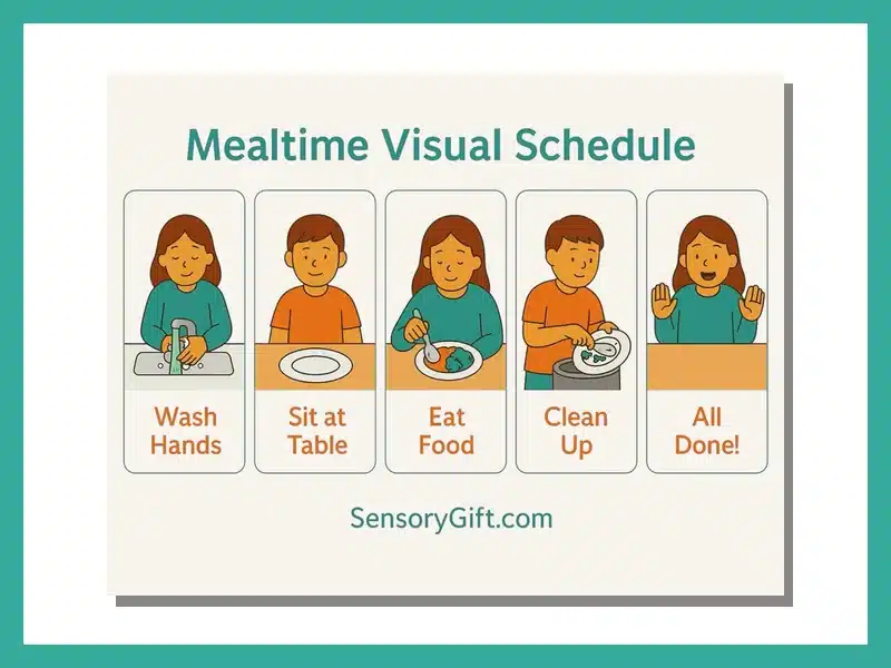 Mealtime Routine Visual Chart preview