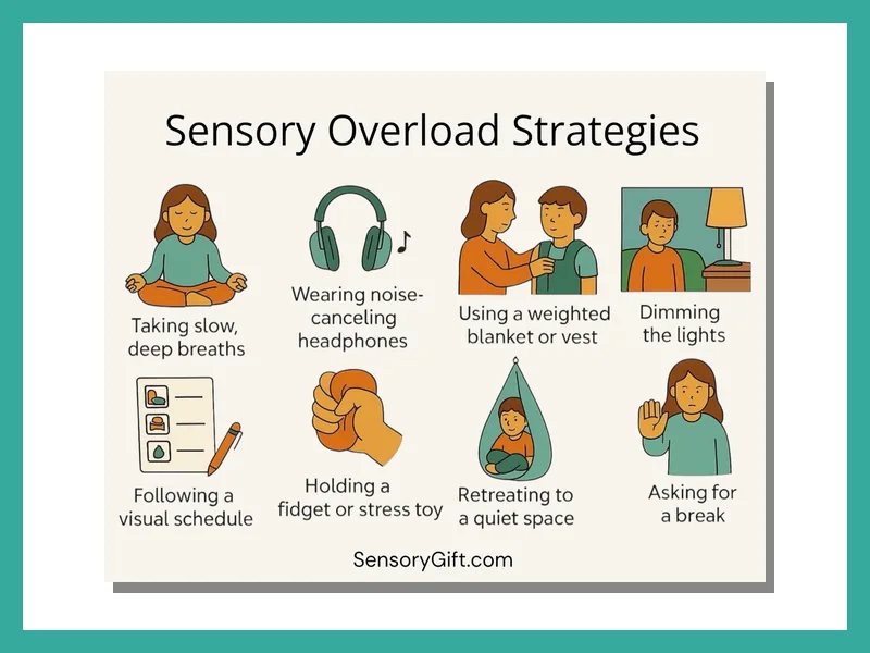 Sensory Overload Strategies poster preview