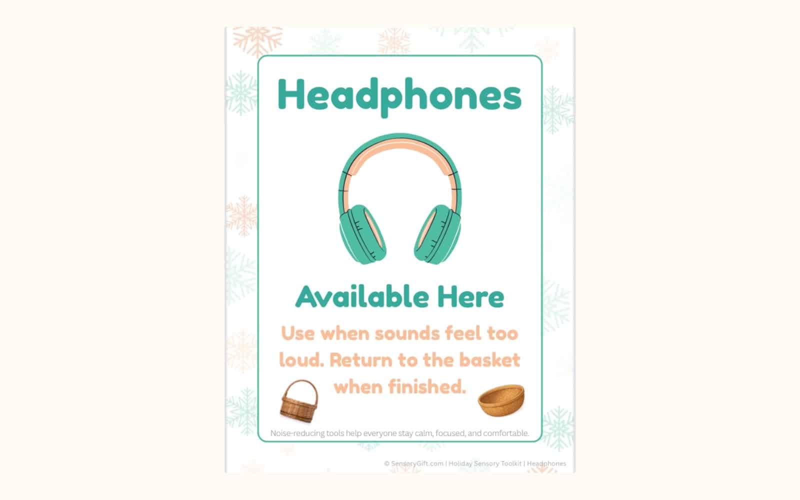 Headphones signage (preview)