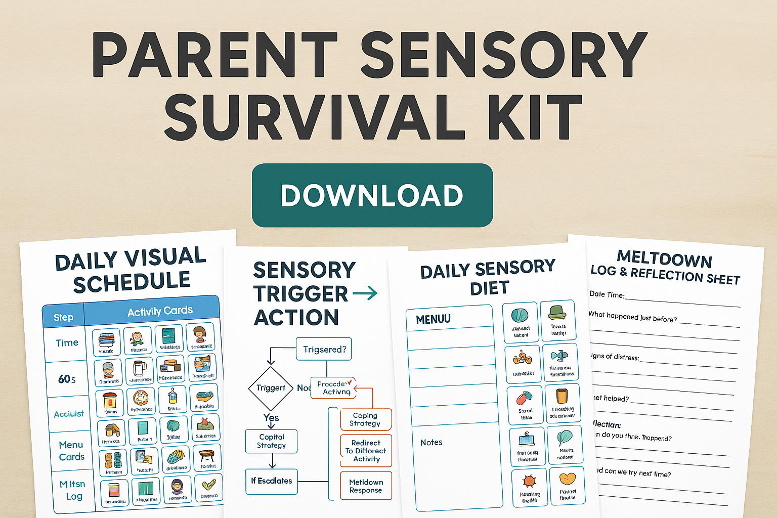 Parent Sensory Survival Kit preview
